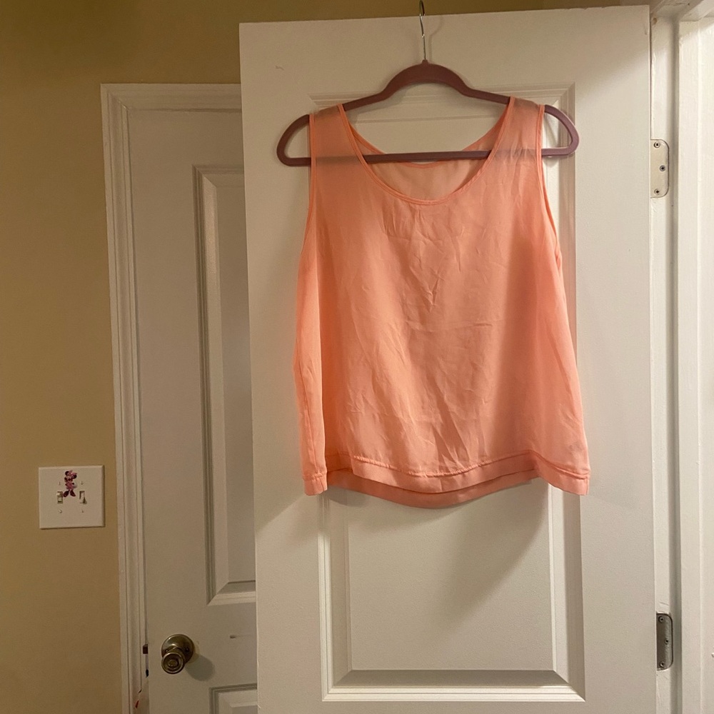 American apparel, Tank Top, XS/S, pink.